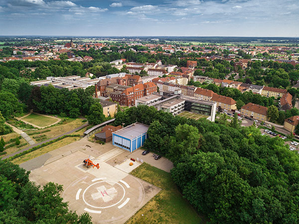 Luftbild Universitätsklinikum Brandenburg an der Havel
